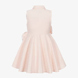 Jessie and James London-Girls Pink 3D Flower Cotton Dress | Childrensalon Outlet