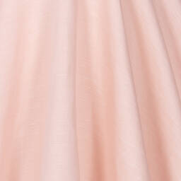 جيسي آند جيمس لندن-فستان مزيج قطن لون زهري مزين بكشكش | Childrensalon Outlet