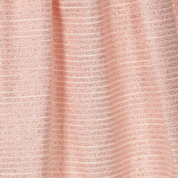 Jessie and James London-Розовое хлопковое платье в полоску | Childrensalon Outlet