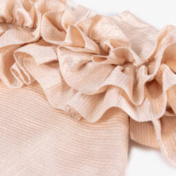 Jessie and James London-Girls Shimmering Pink Ruffle Dress | Childrensalon Outlet