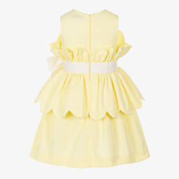 Jessie and James London-Girls Sunshine Scallop Ruffle Frock | Childrensalon Outlet