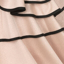 Jessie and James London-Metallic Pink Jacquard Dress | Childrensalon Outlet