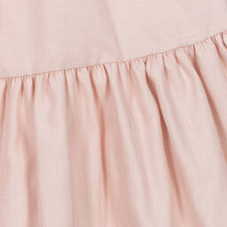 Jessie and James London-Розовое хлопковое платье с кружевным воротником | Childrensalon Outlet