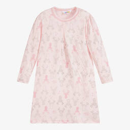 Joha-Pink Merino Wool Nightdress  | Childrensalon Outlet