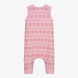 Joha-Pink Merino Wool Romper Suit | Childrensalon Outlet