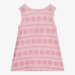 Joha-Pink Wool Baby Pinafore Dress | Childrensalon Outlet