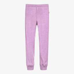 Joha-Purple Wool & Silk Leggings | Childrensalon Outlet