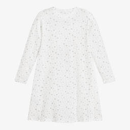 جوها-قميص نوم قطن عضوي لون أبيض للبنات | Childrensalon Outlet