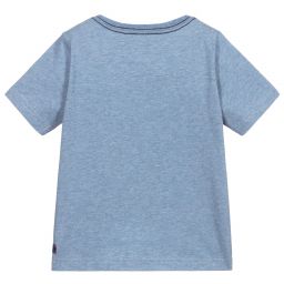 Joules-Blue Marl Snake T-Shirt | Childrensalon Outlet