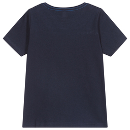 Joules-Boys Blue Cotton T-Shirt | Childrensalon Outlet