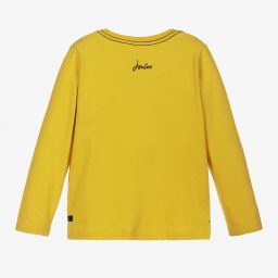 جولز-توب قطن جيرسي لون أصفر داكن للأولاد | Childrensalon Outlet
