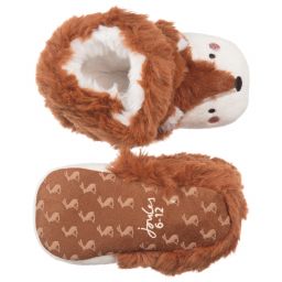 Joules-Brown Fox Slippers | Childrensalon Outlet