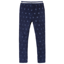 جولز-بنطلون قطن كوردروي لون كحلي بطبعة نجوم للبنات | Childrensalon Outlet