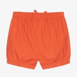 جويداي-شورت قطن بوبلين لون برتقالي للمولودات | Childrensalon Outlet
