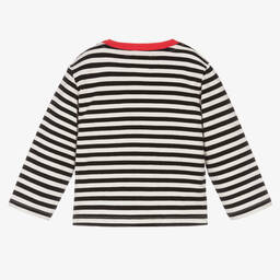 Joyday-Черный топ в бретонскую полоску для малышей | Childrensalon Outlet