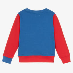 Joyday-Сине-красный хлопковый свитшот | Childrensalon Outlet