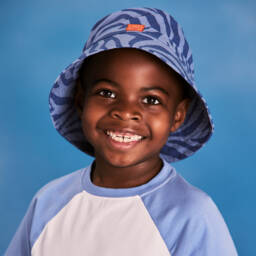 Joyday-قبعة سفاري زرقاء من التويل للأولاد | Childrensalon Outlet