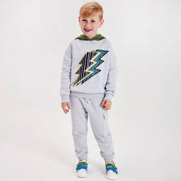 Joyday-Серые джоггеры из меланжевого хлопкового джерси | Childrensalon Outlet