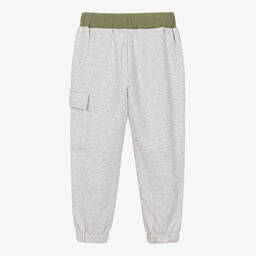 Joyday-Серые джоггеры из меланжевого хлопкового джерси | Childrensalon Outlet