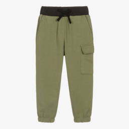 Joyday-Зеленые джоггеры из хлопкового джерси | Childrensalon Outlet