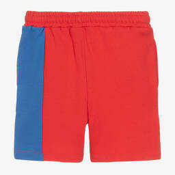 Joyday-Boys Red & Blue Cotton Shorts | Childrensalon Outlet