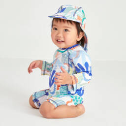 Joyday-Boys Sun-Ready Suit & Hat Duo | Childrensalon Outlet