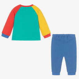 Joyday-Colourblock Cotton Baby Tracksuit | Childrensalon Outlet