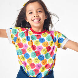 Joyday-Хлопковая футболка со смайлами | Childrensalon Outlet