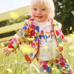 جويداي-تراكسوت قطن جيرسي بطبعة ملونة للأطفال | Childrensalon Outlet