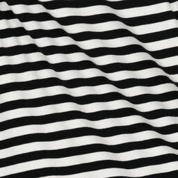 Joyday-Черное хлопковое платье в бретонскую полоску для девочек | Childrensalon Outlet