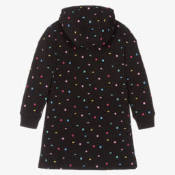 Joyday-Girls Black Cotton Hoodie Dress | Childrensalon Outlet