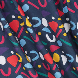 جويداي-فستان قطن جيرسي لون كحلي | Childrensalon Outlet