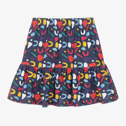 Joyday-تنورة قطن جيرسي لون كحلي | Childrensalon Outlet