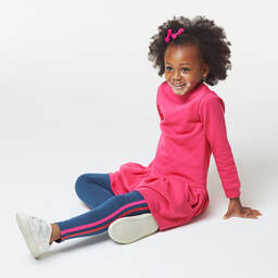 Joyday-ليغنغز قطن جيرسي لون أزرق للبنات | Childrensalon Outlet