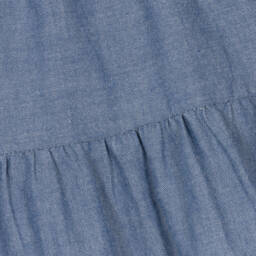 Joyday-Синее платье из шамбре для малышек | Childrensalon Outlet