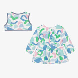 Joyday-Girls Cotton Jersey Dress Set | Childrensalon Outlet