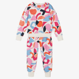 Joyday-Кремово-розовый спортивный костюм из хлопка | Childrensalon Outlet