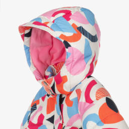 Joyday-Кремовый и розовый пуховик для девочек с защитой от непогоды | Childrensalon Outlet