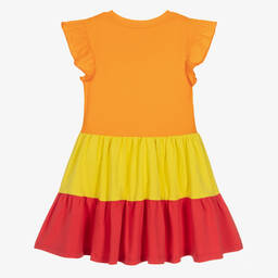 Joyday-Оранжево-красное платье из хлопкового джерси | Childrensalon Outlet