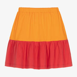 Joyday-Оранжево-красная юбка из хлопкового джерси для девочек | Childrensalon Outlet