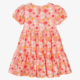 Joyday-Girls Pink Cotton Doodle Dress | Childrensalon Outlet