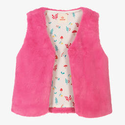 Joyday-Розовый жилет из искусственного меха для девочек | Childrensalon Outlet