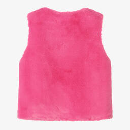 Joyday-Розовый жилет из искусственного меха для девочек | Childrensalon Outlet