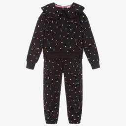 Joyday-Черный спортивный костюм из хлопка | Childrensalon Outlet