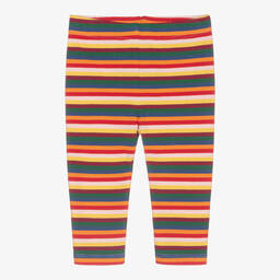 Joyday-Red Striped Cotton Baby Leggings | Childrensalon Outlet