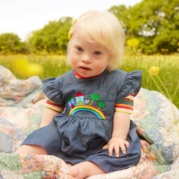 Joyday-Хлопковая футболка в красную полоску для малышей | Childrensalon Outlet