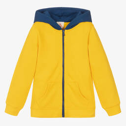 Joyday-Желтая хлопковая худи на молнии | Childrensalon Outlet