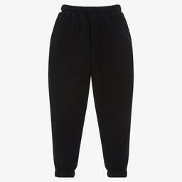 Juicy Couture-Girls Black Cotton Joggers | Childrensalon Outlet