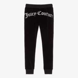 Juicy Couture-Черные велюровые джоггеры для девочек | Childrensalon Outlet