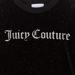 Juicy Couture-Черный велюровый свитшот для девочек | Childrensalon Outlet